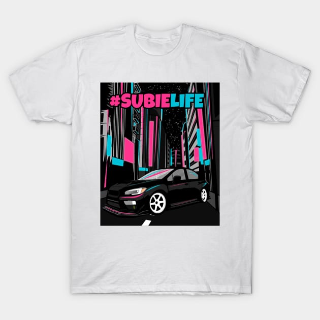 Subaru Impreza Subie Life T-Shirt by Rebellion Store